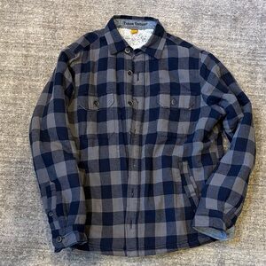 Sherpa lined men’s flannel